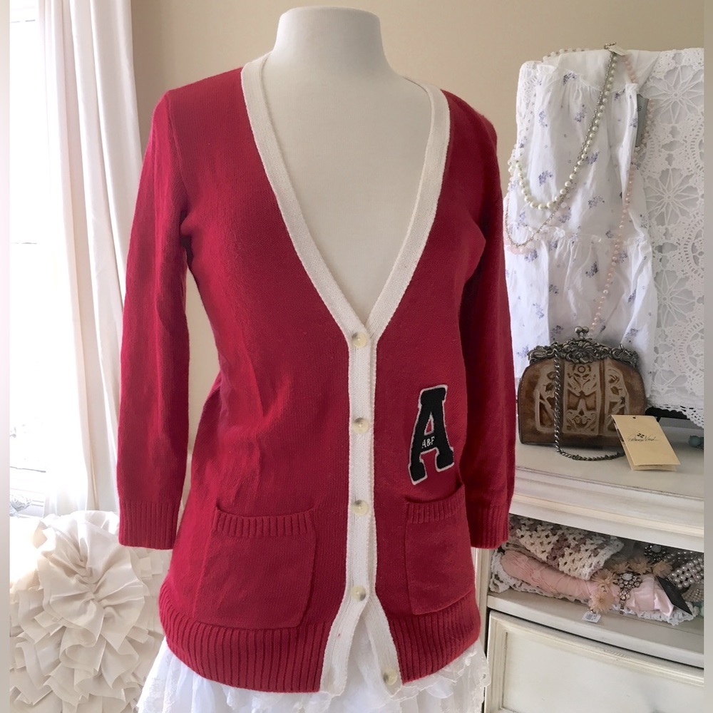 Vintage Abercrombie & Fitch letterman sweater